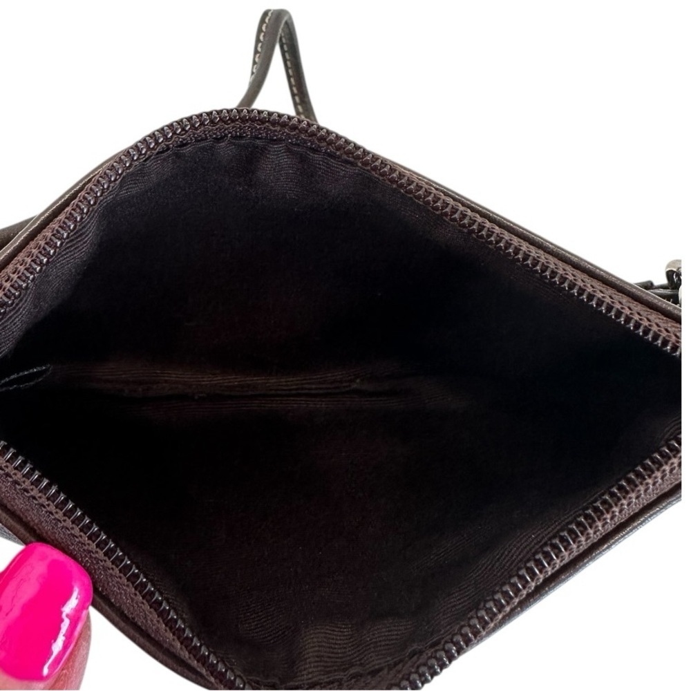 Coach Vintage Soho Chocolate Brown Leather Wristlet with Coach Box and Dust Bag - Picture 5 of 7